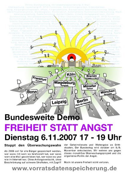 Kundgebungen am 6.11.2007!